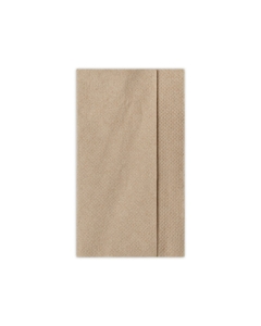 Napkins Recyclable 1-Ply Kraft Brown Dispenser Napkin 170mm x 90mm Packaging Environmental