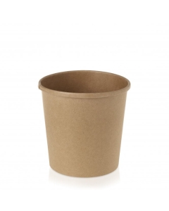 Soup Containers 16oz Kraft Brown Paper Soup Pot Packaging Environmental