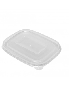  Recyclable PP Lid For 500/750/1000ml Oval Containers Packaging Environmental