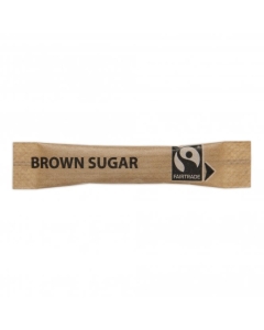 Condiments Compostable Fairtrade Brown Sugar Sachets Packaging Environmental