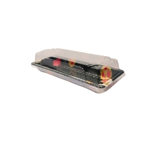 All Products Recyclable PET Plastic Sushi Tray & Lid 225mm x 95mm Packaging Environmental 