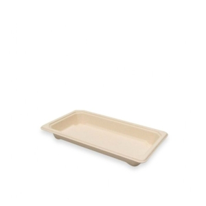 All Products Compostable Bagasse Sushi Tray 222mm x 93mm Packaging Environmental 