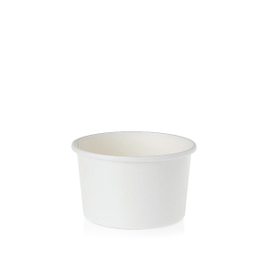 All Products 6oz Compostable White Paper Takeaway Soup Container Packaging Environmental 