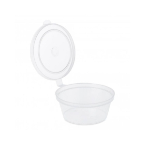 All Products 2oz Recyclable PP Hinged Lid Portion Pot Packaging Environmental 