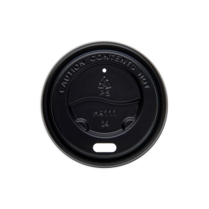 All Products Black PS Lid For 4oz Paper Cup Packaging Environmental 