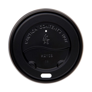 All Products Black PS Lid For 8oz Paper Cup Packaging Environmental 