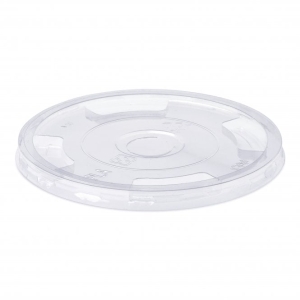 All Products Flat Bioplastic Lid For 10-20oz Bioplastic Cups Packaging Environmental 