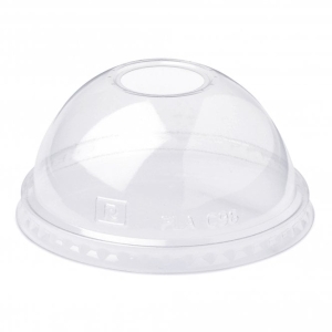 All Products Domed Bioplastic Lid For 10-20oz Bioplastic Cups Packaging Environmental 