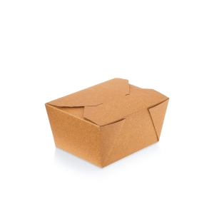 All Products 750ml No.1 Kraft Brown Paper Takeaway Box Packaging Environmental 