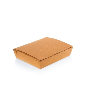 All Products 950ml No.11 Kraft Brown Paper Takeaway Box Packaging Environmental 