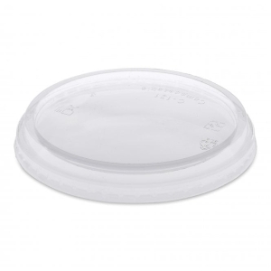 All Products Compostable Lid For 8-16oz Bioplastic Deli Pots Packaging Environmental 