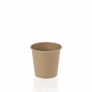 All Products 4oz Recyclable Kraft Brown Single Wall Paper Cup Packaging Environmental 
