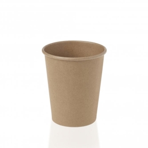 All Products 8oz Recyclable Kraft Brown Single Wall Paper Cup Packaging Environmental 
