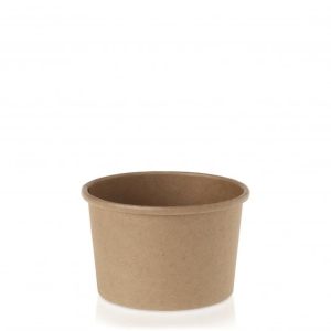 All Products 8oz Kraft Brown Paper Takeaway Soup Container Packaging Environmental 