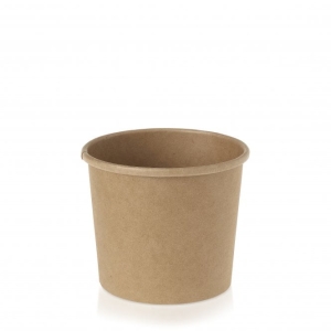 All Products 12oz Kraft Brown Paper Takeaway Soup Container Packaging Environmental 