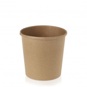 All Products 16oz Kraft Brown Paper Takeaway Soup Container Packaging Environmental 