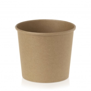 All Products 26oz Kraft Brown Paper Takeaway Soup Container Packaging Environmental 