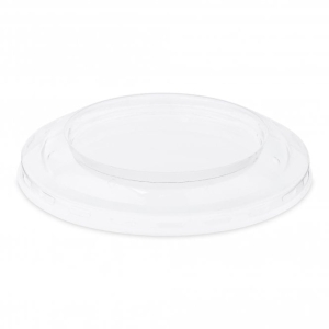 All Products Recyclable PET Lid For 6-12oz Plastic Dessert / Yoghurt Pots Packaging Environmental 