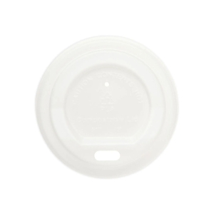 All Products Compostable White PLA Lid For 4oz Paper Cup Packaging Environmental 