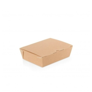 All Products 400ml Kraft Brown Corrugated Paper Takeaway Box Packaging Environmental 