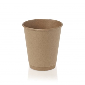 All Products 10oz Recyclable Kraft Brown Double Wall Paper Cup Packaging Environmental 