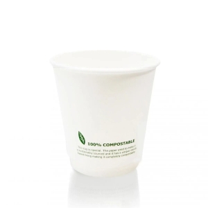 All Products 10oz Compostable White Double Wall Paper Cup Packaging Environmental 
