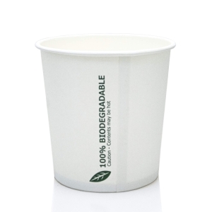 All Products 24oz Compostable White Squat Paper Soup Container Packaging Environmental 