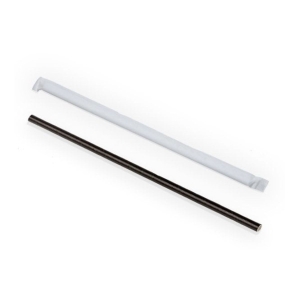 All Products Black Recyclable Wrapped Paper Straw 200mm x 6mm Packaging Environmental 