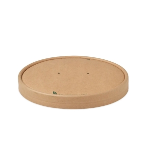 All Products Compostable PLA Lid For 16 - 32oz PLA Kraft Brown Paper Bowls Packaging Environmental 