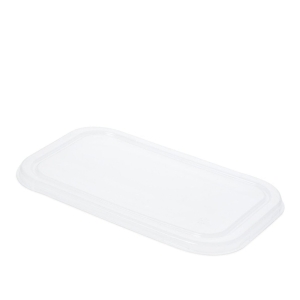 All Products Recyclable PET Lid For 500/650/750/1000ml Bagasse Food Trays Packaging Environmental 