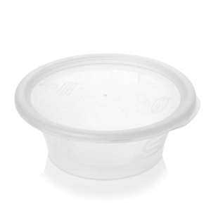 All Products 8oz Recyclable PP Satco Round Container & Lid Packaging Environmental 