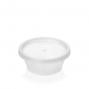 All Products 2oz Recyclable PP Satco Round Container & Lid Packaging Environmental 