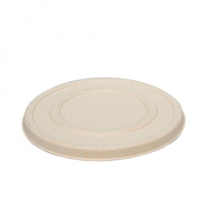 All Products Compostable Bagasse Lid For 20-32oz Round Pulp Bowls Packaging Environmental 