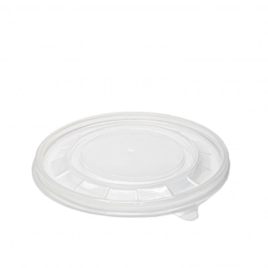 All Products Recyclable PP Lid For 30/38oz Round Paper Bowls Packaging Environmental 
