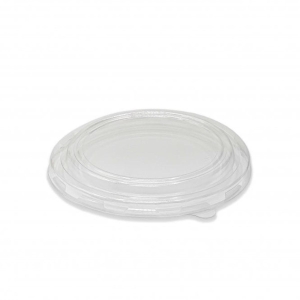 All Products Recyclable PET Lid For 30/38oz Round Paper Bowls Packaging Environmental 