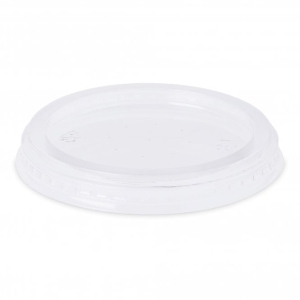All Products Compostable PLA Lid For 2-4oz PLA Portion Pots Packaging Environmental 
