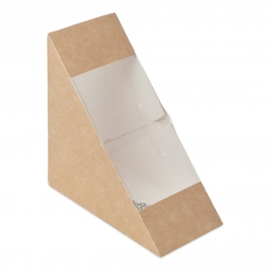 All Products 60mm Kraft Brown Sandwich Box Packaging Environmental 