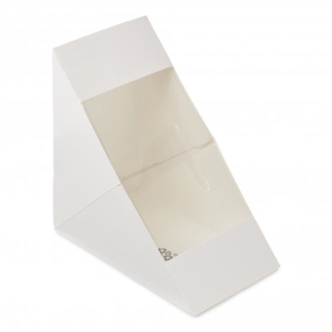 All Products 72mm White Sandwich Box Packaging Environmental 