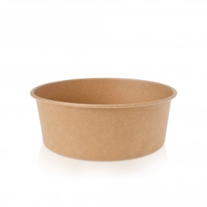 All Products 26oz Round Kraft Brown Paper Bowl Packaging Environmental 