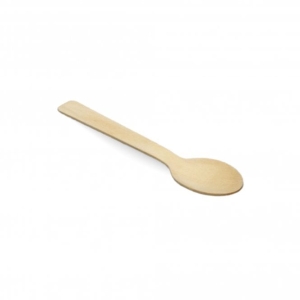 All Products 4" Compostable Birchwood Tea Spoon Packaging Environmental 