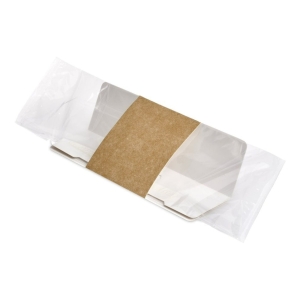 All Products 11.5" Kraft Brown Tortilla Sleeve & Film Packaging Environmental 
