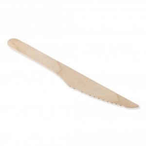 All Products 6.5" Compostable Birchwood Knife Packaging Environmental 