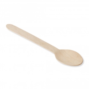 All Products 6" Compostable Birchwood Spoon Packaging Environmental 