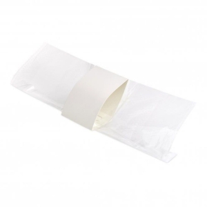 All Products 12" White Baguette Collar With Perforated Film Packaging Environmental 